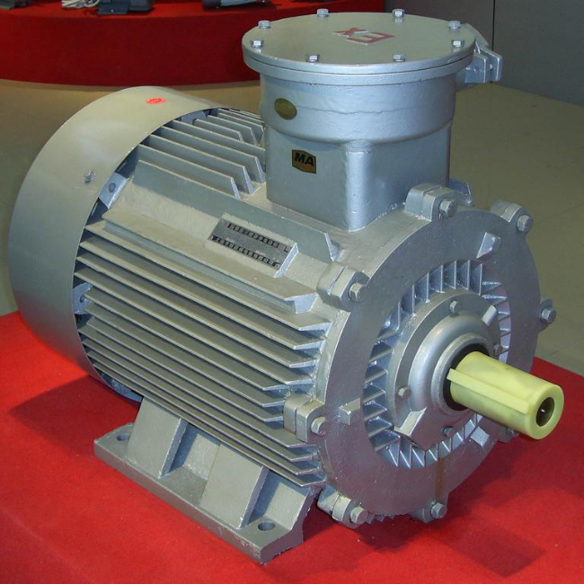 YBBP-90S-6防爆电机45°角实拍